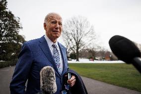 Biden Leaves White House - Washington