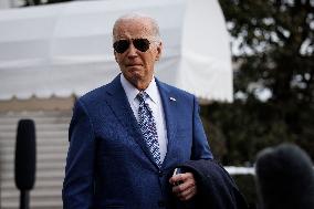 Biden Leaves White House - Washington