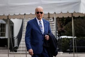 Biden Leaves White House - Washington