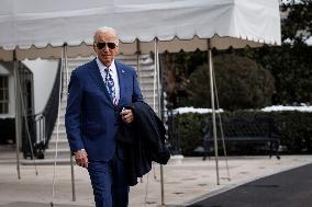 Biden Leaves White House - Washington