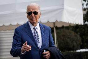 Biden Leaves White House - Washington