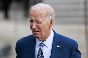 Biden Departs White House