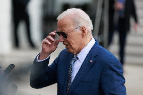 Biden Departs White House