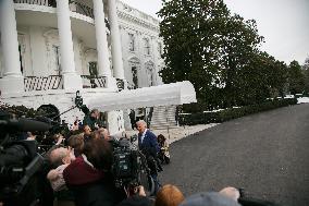 Biden Departs White House