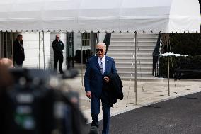 Biden Departs White House