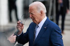 Biden Departs White House