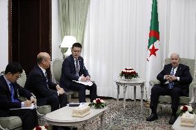 Abdelmadjid Tebboune, Receives The Vice-Premier Of The State Council Of China