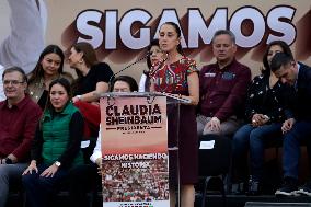 Mexico’s Presidential Candidate Claudia Sheinbaum In Closing Pre Campaign Rally