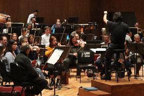 Rehearsal Of The Mexico City Philharmonic Orchestra