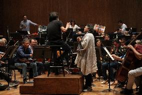 Rehearsal Of The Mexico City Philharmonic Orchestra