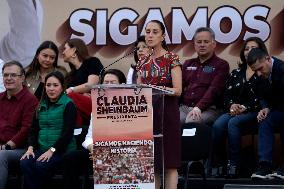 Presidential Candidate Claudia Sheinbaum in Closing Pre Campaign Rally - Mexico