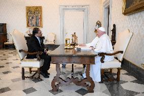 Pope Francis Holds Audiences - Vatican