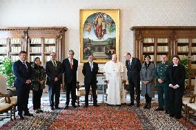 Pope Francis Holds Audiences - Vatican