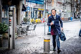 Mark Rutte Prior To The Weekly Cabinet Meeting - The Hague