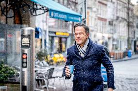 Mark Rutte Prior To The Weekly Cabinet Meeting - The Hague