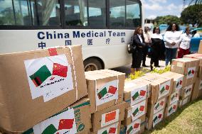 ZAMBIA-LUSAKA-CHOLERA OUTBREAK-CHINA-DONATION