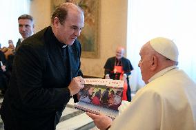 Pope Francis Holds Audiences - Vatican