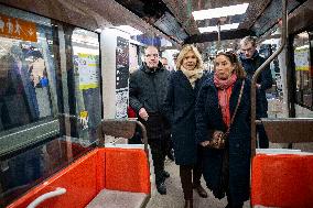 Automation Of Metro Line 4 Inauguration - Paris