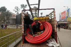 Preparation Of The Hindu Temple In Ayodhya