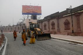 Preparation Of The Hindu Temple In Ayodhya