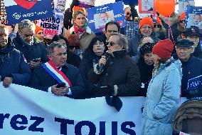 CRIF rally in support of Hamas hostages - Paris