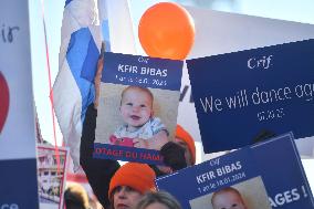 CRIF rally in support of Hamas hostages - Paris