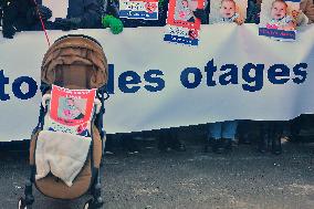 CRIF rally in support of Hamas hostages - Paris