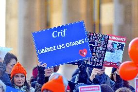 CRIF rally in support of Hamas hostages - Paris