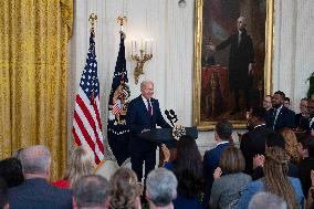 President Joe Biden welcomes mayors attending the U.S. Conference of Mayors Winter Meeting