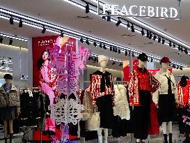 A PEACEBIRD Clothing Store in Yichang
