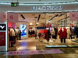 A PEACEBIRD Clothing Store in Yichang