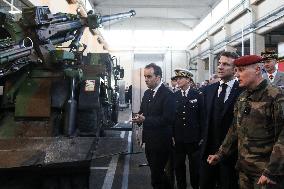 Macron's New Year's Wishes To The Armed Forces - Cherbourg
