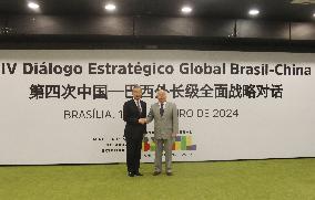 BRAZIL-BRASILIA-FM-CHINA-WANG YI-STRATEGIC DIALOGUE