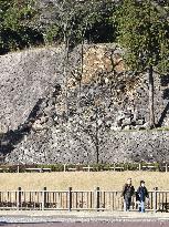 Aftermath of strong earthquake in central Japan