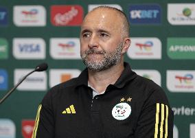 Press Conference Djamel Belmadi, Algeria Vs Burkina Faso (CAN 2023)