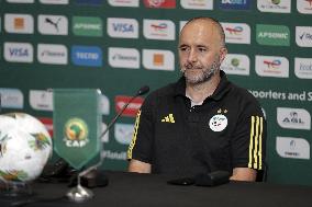 Press Conference Djamel Belmadi, Algeria Vs Burkina Faso (CAN 2023)