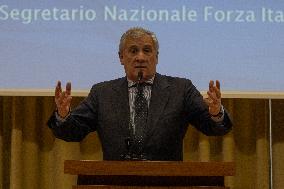 Antonio Tajani Rally In Brescia.