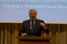 Antonio Tajani Rally In Brescia.