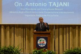 Antonio Tajani Rally In Brescia.