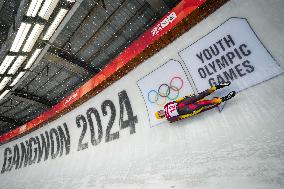 (SP)SOUTH KOREA-PYEONGCHANG-WINTER YOUTH OLYMPIC GAMES-LUGE-WOMEN'S SINGLES