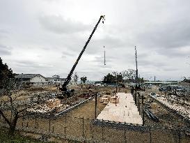 Aftermath of strong earthquake in central Japan