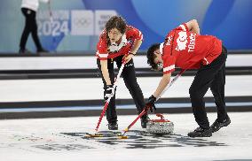 (SP)SOUTH KOREA-GANGNEUNG-WINTER YOUTH OLYMPIC GAMES-CURLING-MIXED TEAM ROUND ROBIN SESSION-TUR VS CHN