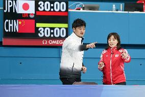 (SP)SOUTH KOREA-GANGNEUNG-WINTER YOUTH OLYMPIC GAMES-CURLING-MIXED TEAM ROUND ROBIN SESSION-JPN VS CHN