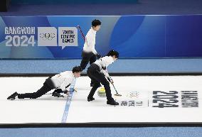 (SP)SOUTH KOREA-GANGNEUNG-WINTER YOUTH OLYMPIC GAMES-CURLING-MIXED TEAM ROUND ROBIN SESSION-JPN VS CHN