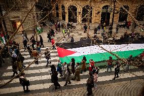 Protest In Support Of Palestine In Granada