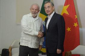 BRAZIL-FORTALEZA-PRESIDENT-CHINA-WANG YI-MEETING