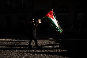 Demonstration In Support of Palestine in Vigo - Spain