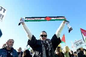 Pro-Palestine Rally Taking Place In Madrid