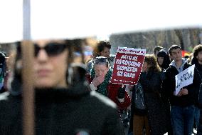 Pro-Palestine Rally Taking Place In Madrid