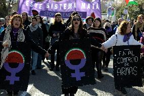 Pro-Palestine Rally Taking Place In Madrid